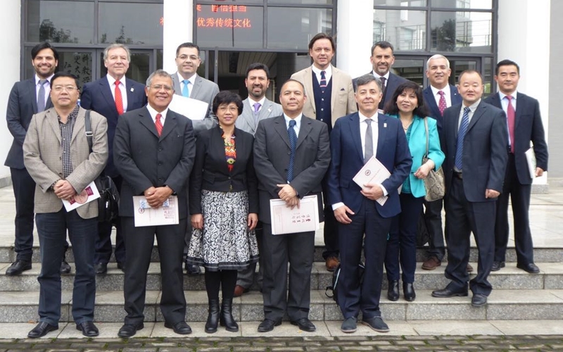 Delegación del Campamento de Educadores en Anhui