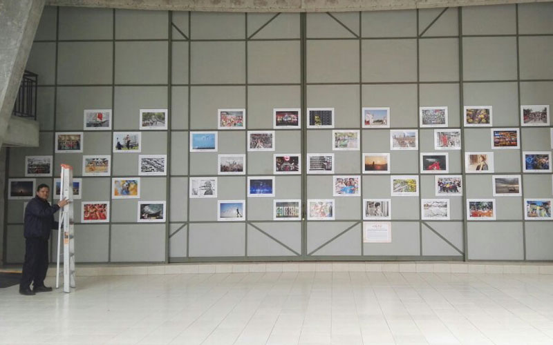 Fotografías que conforman la exposición.